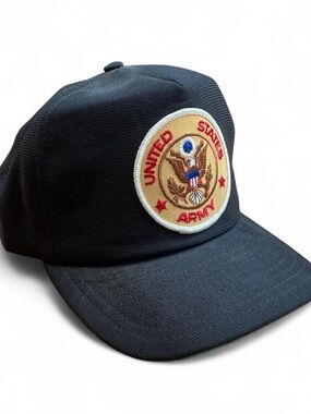 Vintage US Army Seal Patch Snapback Hat